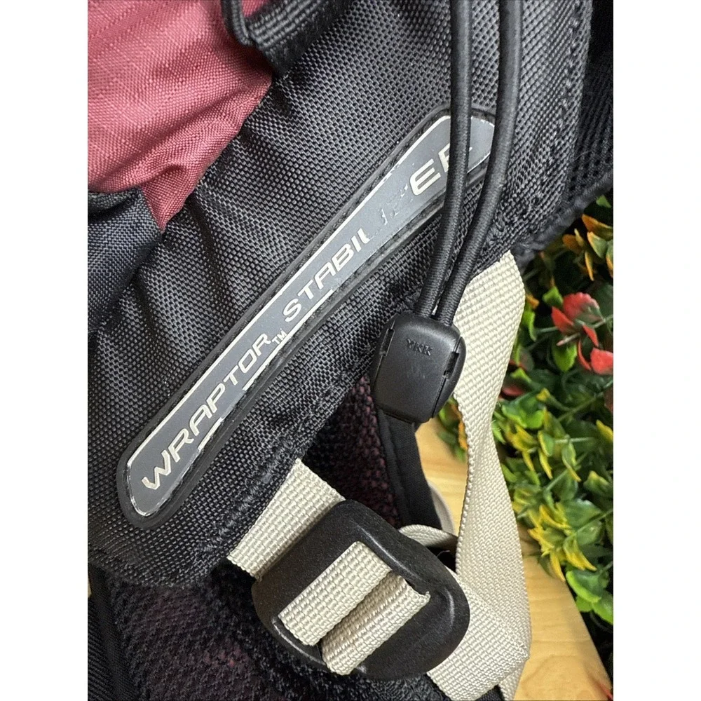 Gregory Mountain Products Iris‎ Red Maroon Hiking Backpack + Buckle Outdoors GUC